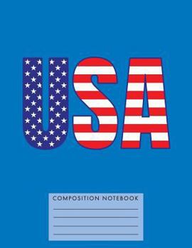 Paperback USA Composition Notebook Book