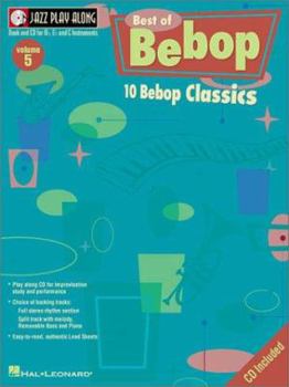 Paperback Best of Bebop: Jazz Play-Along Volume 5 [With CD] Book