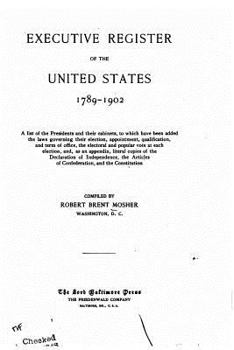 Paperback Executive Register of the United States Book