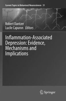 Paperback Inflammation-Associated Depression: Evidence, Mechanisms and Implications Book