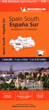 Map Spain: Andalucia Map 578 Book