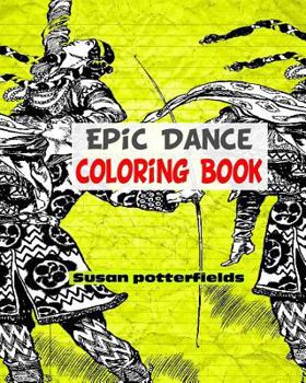 Paperback Epic Dance Coloring Book