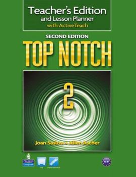 Spiral-bound Top Notch Level 2 Teacher's Edition with CD Book