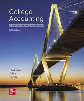 Paperback College Accounting (A Contemporary Approach) Book