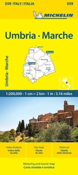 Loose Leaf Italy: Umbria, Marche Map 359 Book