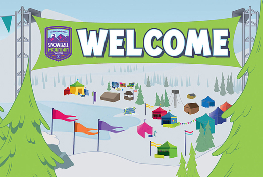 Vbs 2026 Snowball Mountain Challenge Decorating Murals: Find Your Strength in God