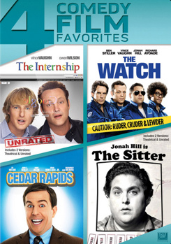 DVD The Internship / The Watch / Cedar Rapids / The Sitter Book