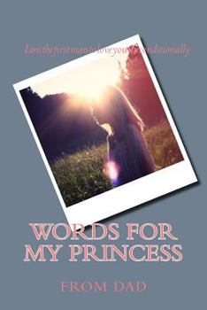 Paperback Words for my Princess Book