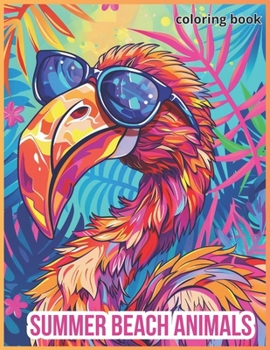 Summer Beach Animals: coloring book