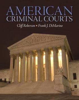 Paperback American Criminal Courts Book