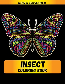 Paperback Insect Coloring Book: For Best Gift for Adults and Grown Ups Book