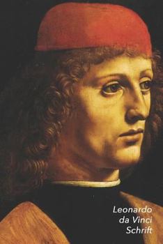 Paperback Leonardo da Vinci Schrift: Portret van een Musicus Artistiek Dagboek Ideaal Voor School, Studie, Recepten of Wachtwoorden Stijlvol Notitieboek vo [Dutch] Book