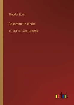 Paperback Gesammelte Werke: 19. und 20. Band: Gedichte [German] Book