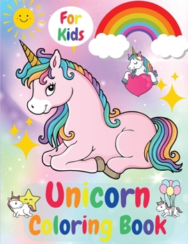 Paperback Unicorn Coloring Book For Kids: Ages 4 -8 Activity Book for kids, Educational Children's Workbook Book