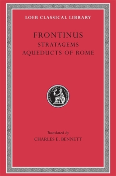 Hardcover Stratagems. Aqueducts of Rome [Latin] Book