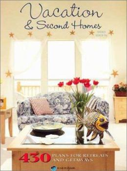 Paperback Vacation & Second Homes: 430 House Plans for Retreats and Getaways Book