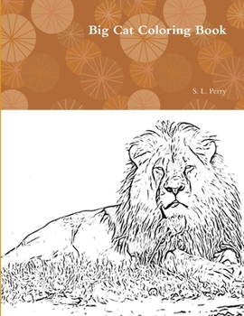 Paperback Big Cat Coloring Book