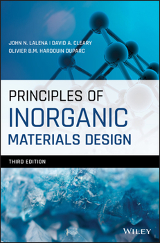 Hardcover Principles of Inorganic Materials Design Book