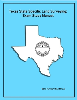 Paperback Texas State Specific Land Surveying: Exam Study Manual Book