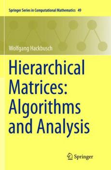 Paperback Hierarchical Matrices: Algorithms and Analysis Book