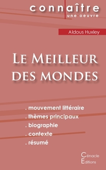 Paperback Fiche de lecture Le Meilleur des mondes de Aldous Huxley (Analyse littéraire de référence et résumé complet) [French] Book