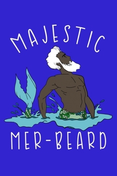 Paperback Majestic Mer Beard: Notebook Wide Rule Book