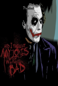 The Jocker Design 84  Notebook Comics For Jocker Fans and Lovers: Lined Notebook / Journal Gift, 120 Pages, 6x9, Soft Cover, Matte Finish