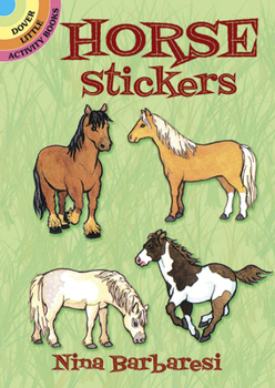 Paperback Horse Stickers Book