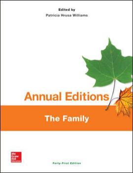 Paperback Annual Editions: The Family, 41/E Book