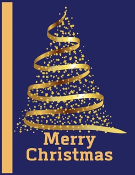 Merry Christmas: Lined writing notebook journal for christmas lists, journal, menus, gifts, and more
