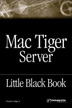 Paperback The Mac Tiger Server Black Book