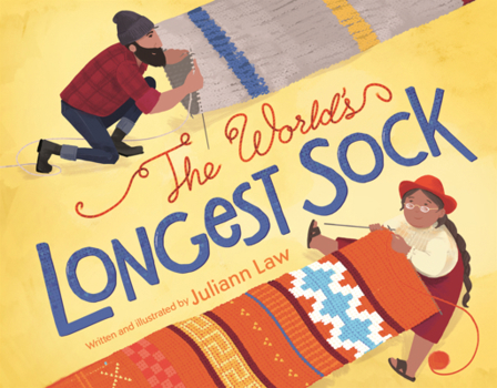 Library Binding World's Longest Sock Book