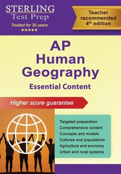 Paperback AP Human Geography: Essential Content for Advanced Placement Exam Book