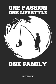 Notebook: Fishing Themed Notebook (6x9 inches) with Blank Pages ideal as a Journal. Perfect as a Wildlife and Nature Book for every Fishermen and ... lover. Great gift for Men, Women and Kids