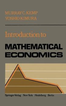 Paperback Introduction to Mathematical Economics Book