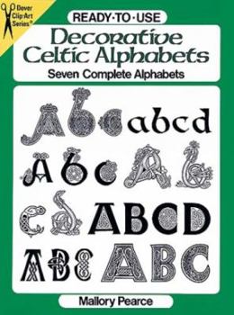 Paperback Ready-To-Use Decorative Celtic Alphabets Book