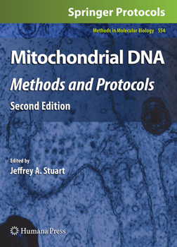 Paperback Mitochondrial DNA: Methods and Protocols Book