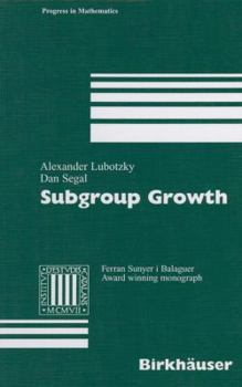 Paperback Subgroup Growth Book