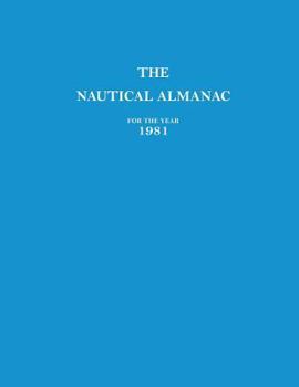 Paperback 1981 Nautical Almanac Book