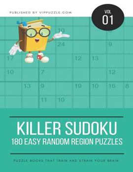 Paperback Killer Sudoku - 180 Easy Random Region Puzzles Book