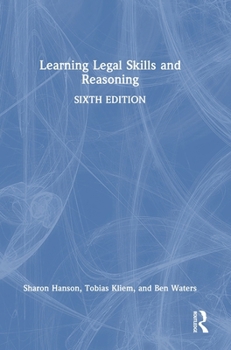 Hardcover Learning Legal Skills and Reasoning Book