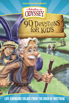 Paperback 90 Devotions for Kids in Matthew: Life-Changing Values from the Book of Matthew Book