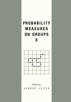Hardcover Probability Measures on Groups X Book