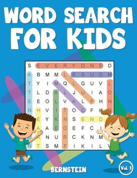 Paperback Word Search for Kids: 200 Easy Word Search Puzzles with Solutions - Large Print (Vol.1) [Large Print] Book