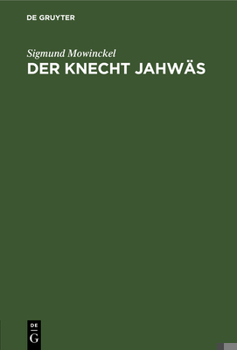 Hardcover Der Knecht Jahwäs [German] Book