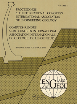 Hardcover Proc 5th Int Congress Int Assoc of Engineering Geology Argen Book