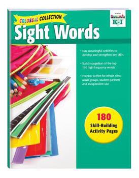 Paperback Colossal Collection: Sight Words Reproducible Book