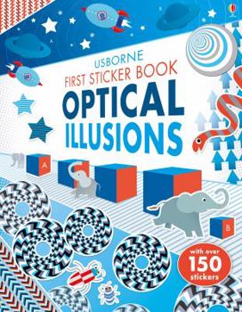 Paperback First Sticker Book Optical Illusions (First Sticker Books) Book