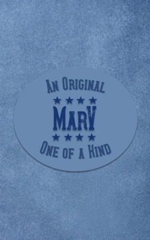 Paperback Marv: Personalized Writing Journal for Men Book
