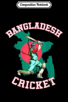 Paperback Composition Notebook: Bangladeshi Batsman - Bangladesh Tiger Cricket Cup Fan Journal/Notebook Blank Lined Ruled 6x9 100 Pages Book